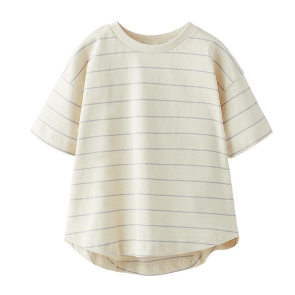 Zara Cream Striped Shirt - Picture 1 of 2
